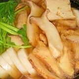 〆は出汁茶漬け☆松茸入り湯豆腐